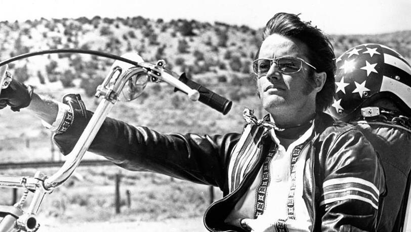 Peter Fonda im Kultfilm "Easy Rider" aus dem Jahr 1969 Peter Fonda im Kultfilm "Easy Rider" aus dem Jahr 1969