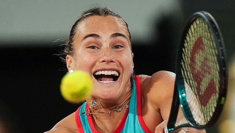 Aryna Sabalenka steht in Paris erstmals im Finake.