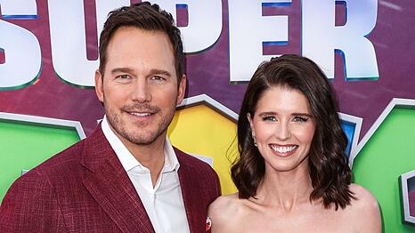 Chris Pratt und Katherine Schwarzenegger bei einem Screening von "Der Super Mario Galaxy Film" in Los Angeles.