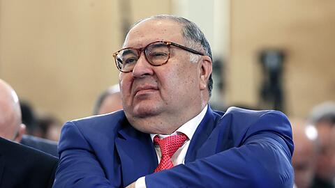 Der Oligarch Alischer Usmanow im März 2016 beim Kongress der Russischen Union der Industriellen und Unternehmer (RSPP) in Moskau.