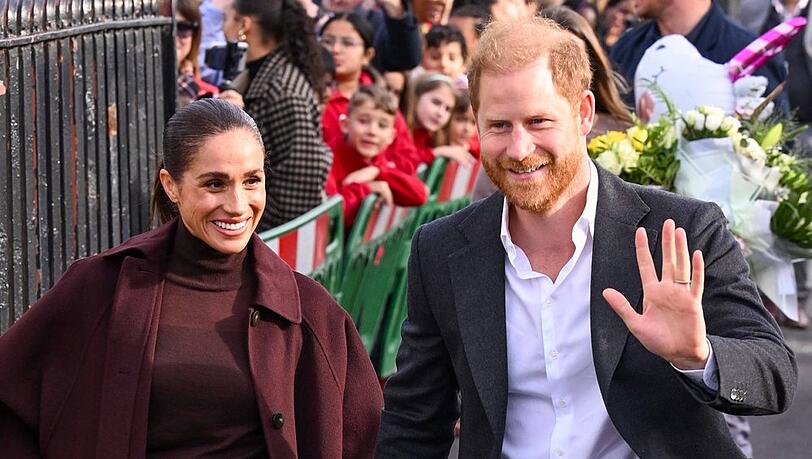 Prinz Harry und Herzogin Meghan bei ihrem ersten gemeinsamen Termin seit dem Umzug. Prinz Harry und Herzogin Meghan bei ihrem ersten gemeinsamen Termin seit dem Umzug.