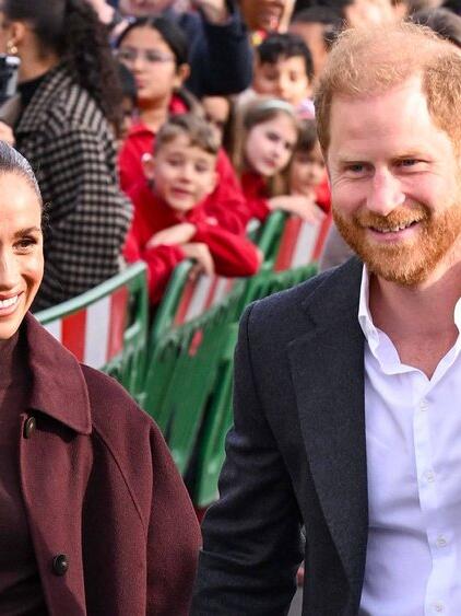 Prinz Harry und Herzogin Meghan bei ihrem ersten gemeinsamen Termin seit dem Umzug.