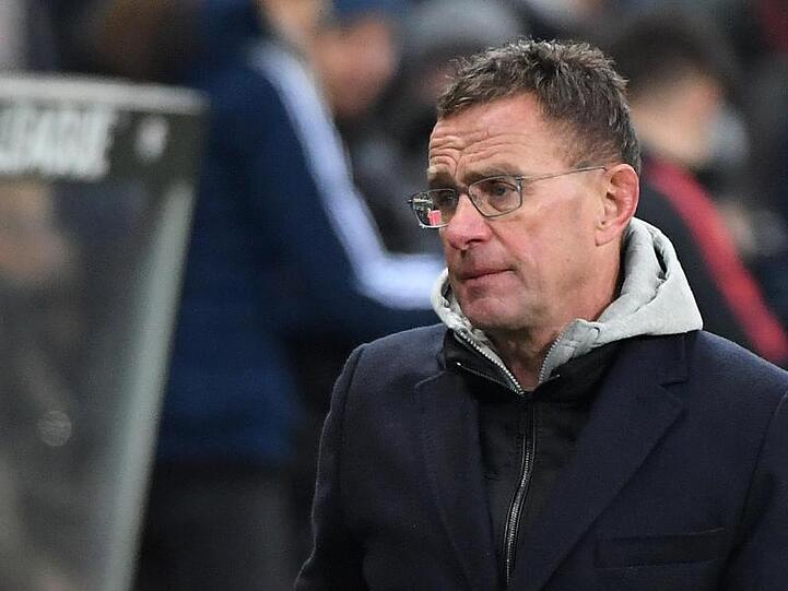Enttäuscht: Leipzig-Coach Ralf Rangnick bei der Niederlage in Salzburg.