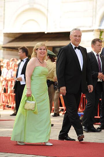 Joachim Herrmann und Frau Gerswid.