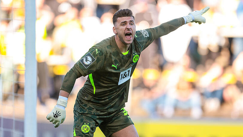Marcel Lotka stand seit Sommer 2022 bei Borussia Dortmund unter Vertrag, dieser endet nun. Nach AZ-Infos steht der 24-Jährige auf der Löwen-Liste als Nachfolger für den abgewanderten Marco Hiller.