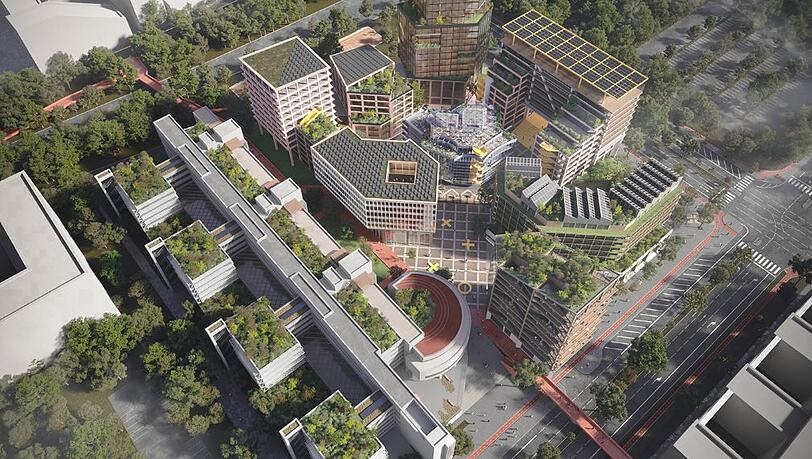 Hier hatte die Allianz ihre Büros. Jetzt soll ein Quartier entstehen. Hier hatte die Allianz ihre Büros. Jetzt soll ein Quartier entstehen.