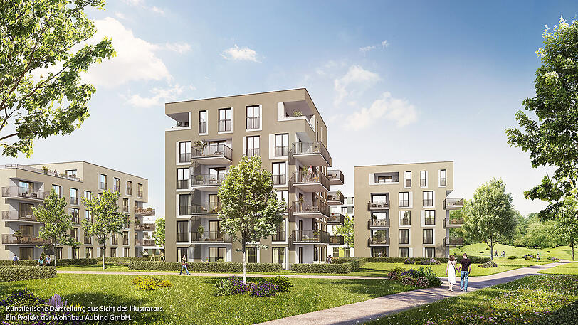 Moderne Eigentumswohnungen am grünen Paosopark