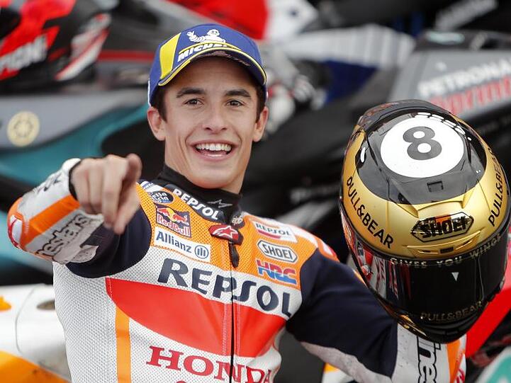 Ist auch in dieser Saison der Favorit der Motorrad-WM: Der spanische MotoGP-Pilot Marc Marquez.