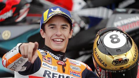 Ist auch in dieser Saison der Favorit der Motorrad-WM: Der spanische MotoGP-Pilot Marc Marquez.