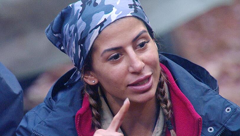 Eva Benetatou im Dschungelcamp 2026.