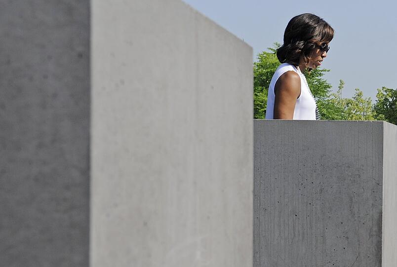 Michelle Obama und ihre Töchter unterwegs in Berlin. Die Bilder.