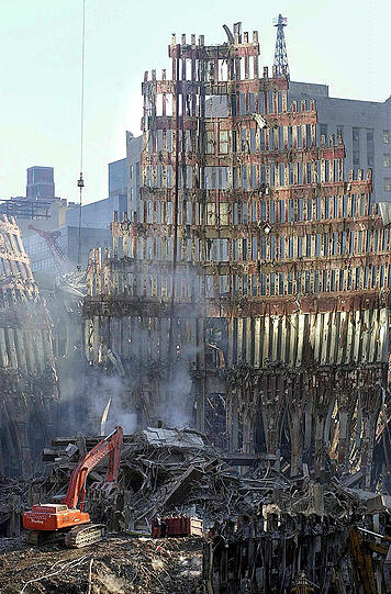 Impressionen vom 11. September 2001.