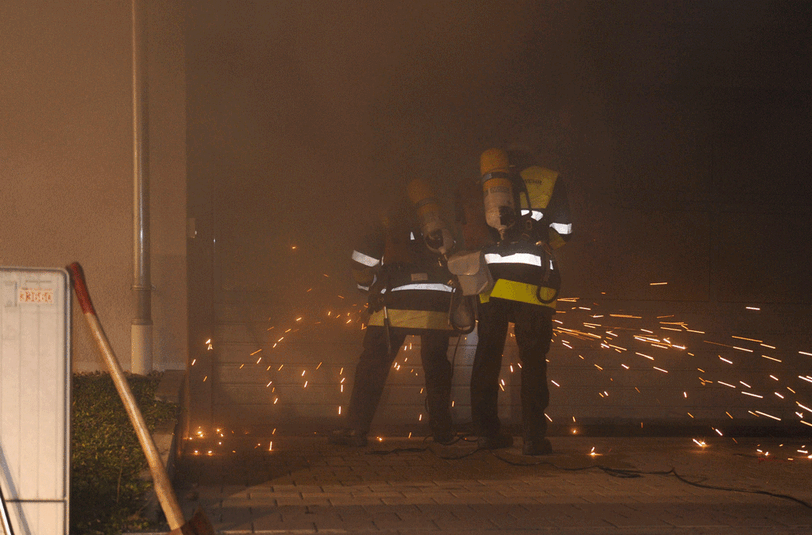 Feuerwehreinsatz am Heiligen Abend am Eisnergutbogen.