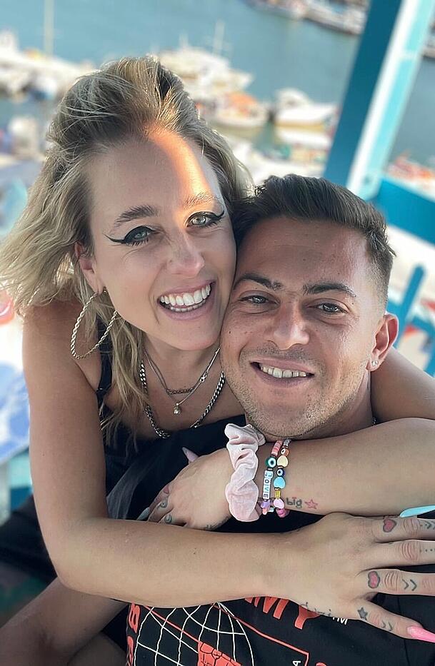 Crizi Stern mit ihrem Christos.