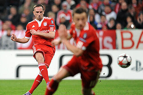 Die Torschützen auf Bayern-Seite: Franck Ribéry und Ivica Olic