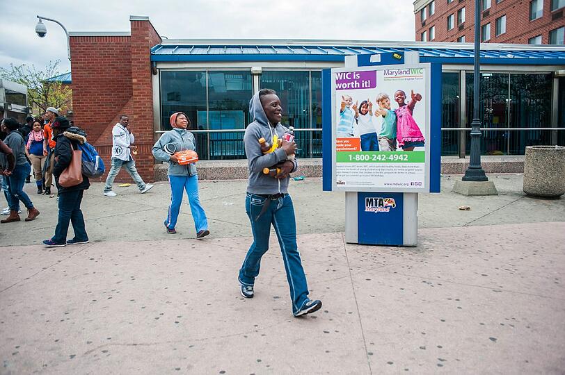 In Baltimore entlädt sich nach der Beerdigung Freddie Grays eine Welle der Gewalt. Die Bilder.