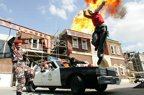 Stuntshow im Moviepark, Foto: PR