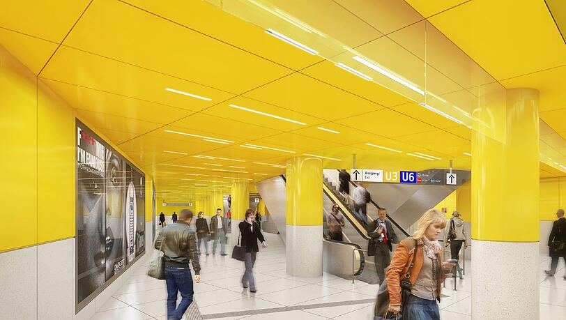 So soll es am Marienplatz und am Sendlinger Tor einmal aussehen, wenn es fertig ist. So soll es am Marienplatz und am Sendlinger Tor einmal aussehen, wenn es fertig ist.