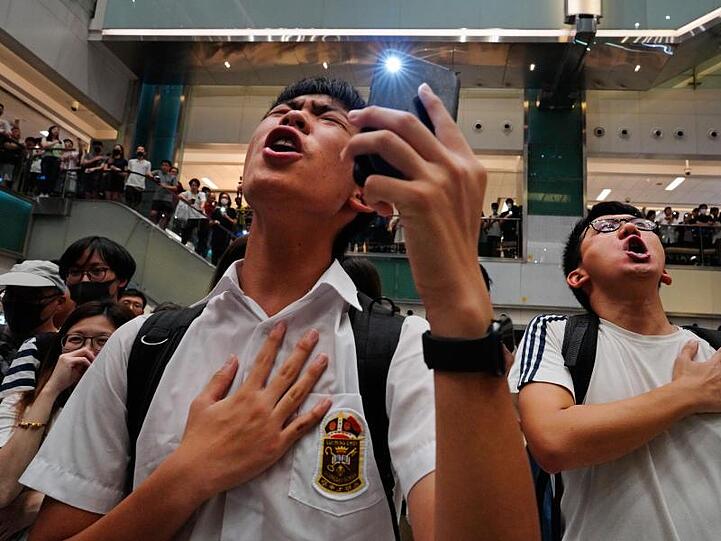 China hat Apple vorgeworfen, die Demonstranten in Hongkong zu unterstützen.