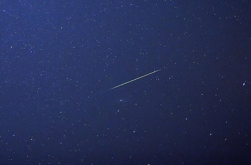 Mit etwas Glück sind in der Nacht auf Freitag bis zu 170 Sternschnuppen pro Stunde zu sehen. (Archivbild)