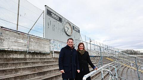 Schw&auml;rmen beide von der Westkurve: Gernot Mang und Verena Dietl.