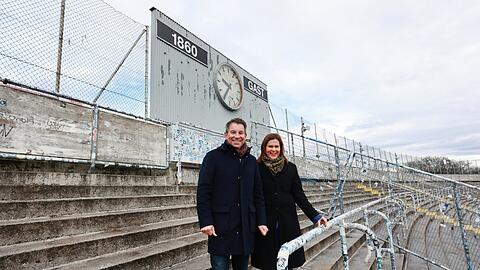 Schw&auml;rmen beide von der Westkurve: Gernot Mang und Verena Dietl.