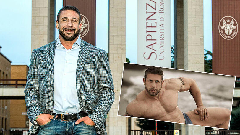 Freddi Ruggero unterrichtet als Junior-Professor an der Uni in Rom. Zuvor war er sechs Jahre lang Porno-Darsteller. Freddi Ruggero unterrichtet als Junior-Professor an der Uni in Rom. Zuvor war er sechs Jahre lang Porno-Darsteller.