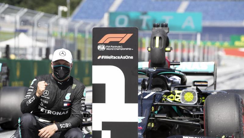 Startet in Spielberg von der Pole Position: Mercedes-Pilot Valtteri Bottas. Startet in Spielberg von der Pole Position: Mercedes-Pilot Valtteri Bottas.