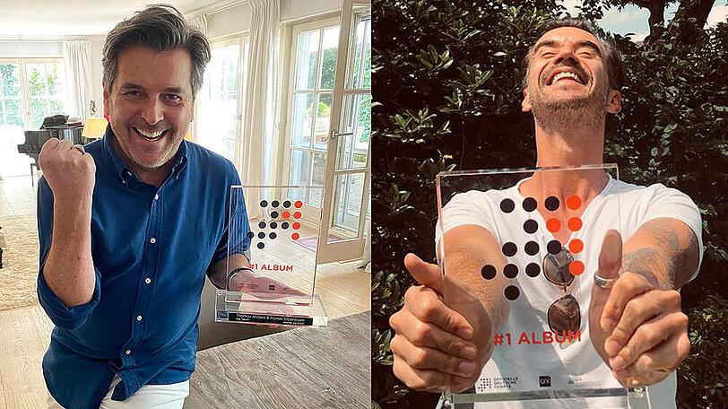 Thomas Anders ballt die Faust: die erste Nummer-eins-Platzierung seit 18 Jahren.