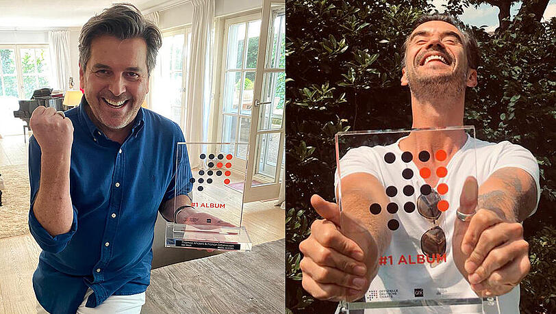 Thomas Anders ballt die Faust: die erste Nummer-eins-Platzierung seit 18 Jahren. Thomas Anders ballt die Faust: die erste Nummer-eins-Platzierung seit 18 Jahren.