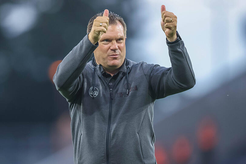 RWE-Coach Uwe Koschinat zollte Kevin Volland Respekt für die Aktion.