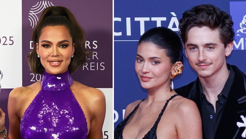 Khloé Kardashian, die zweitälteste der Kardashian-Schwestern, spricht über die Beziehung zwischen Kylie Jenner und Timothée Chalamet.