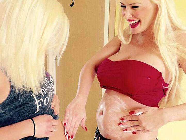 Daniela Katzenberger freut sich über ihren baldigen Nachwuchs.