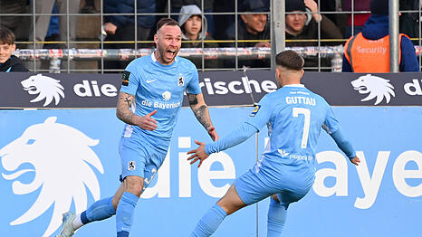 Patrick Hobsch trifft gegen den SV Sandhausen nach nur 24 Sekunden.