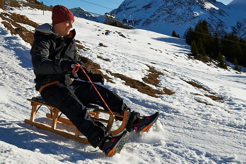 Xherdan Shaqiri in den Schweizer Alpen.