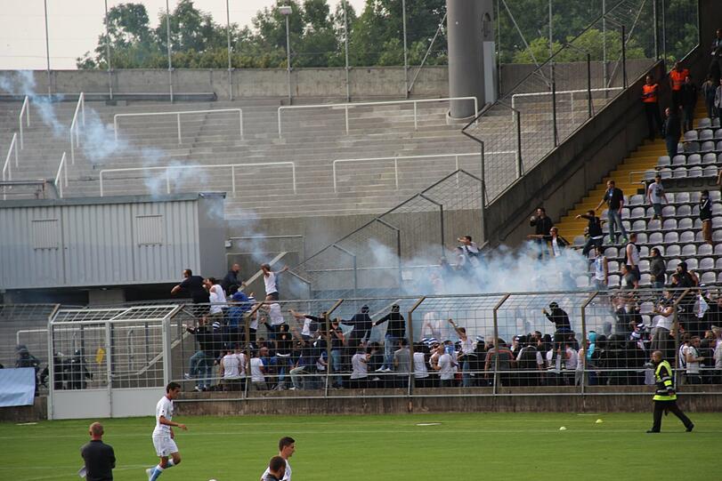 Weitere Bilder vom Amateurderby aus dem Grünwalder Stadion.