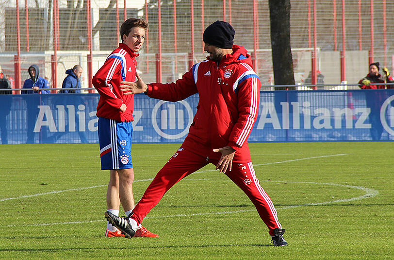 Der FC Bayern beim Samstagstraining nach der 1:4-Klatsche in Wolfsburg.