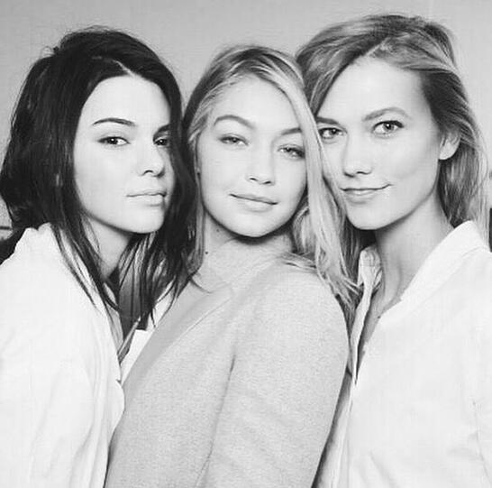 Kendall Jenner, Gigi Hadid und Karlie Kloss