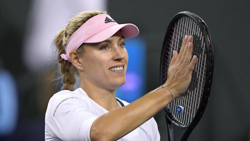 Hat die Belinda Bencic besiegt und steht nun im Finale von Indian Wells: Angelique Kerber freut sich über ihren Erfolg. Hat die Belinda Bencic besiegt und steht nun im Finale von Indian Wells: Angelique Kerber freut sich über ihren Erfolg.