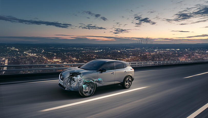Entdecken Sie die elektrischen Antriebe des Nissan Qashqai. Entdecken Sie die elektrischen Antriebe des Nissan Qashqai.