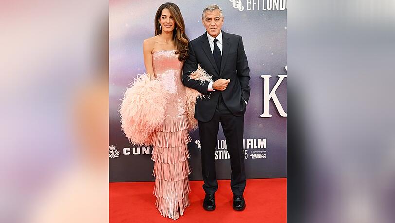 Amal und George Clooney sind für ihre eleganten Red-Carpet-Looks bekannt.