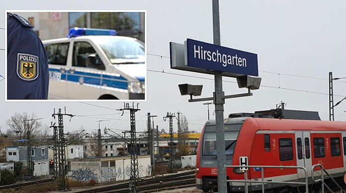 An der Haltestelle Hirschgarten kam es zu einem Einsatz der Bundespolizei.