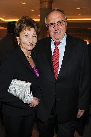 Wiesn-Wirt Toni Roiderer mit seiner Frau Christl