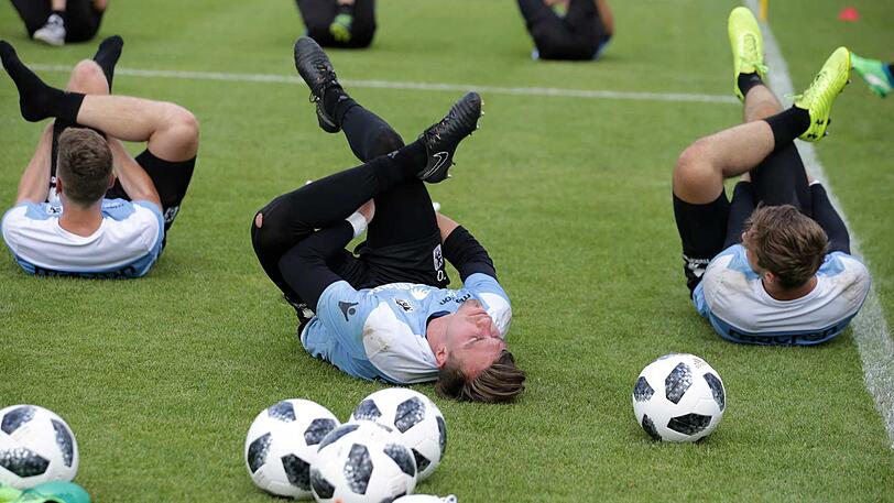 Ja, auch das ist Fußballtraining.
