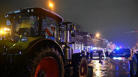 Auch an der Grenze zwischen Frankreich und Belgien protestierten Landwirte gegen den Mercosur-Handelsdeal.