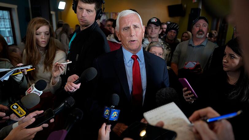 Mike Pence war von 2017 bis 2021 Stellvertreter des damaligen Präsidenten Donald Trump.