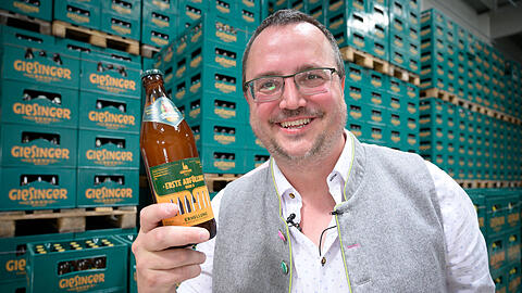 Steffen Marx, Chef von Giesinger Bräu, erweiterte das Sortiment seiner Brauerei um eine alkoholfreie Variante.
