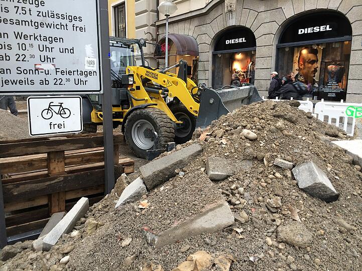 Der Abschnitt zwischen Hofgraben und Perusastraße. Radler sollen dort demnächst "frei" fahren dürfen.