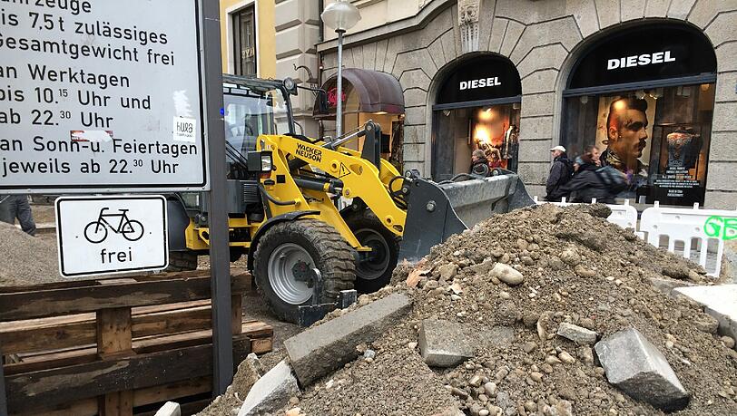 Der Abschnitt zwischen Hofgraben und Perusastraße. Radler sollen dort demnächst "frei" fahren dürfen. Der Abschnitt zwischen Hofgraben und Perusastraße. Radler sollen dort demnächst "frei" fahren dürfen.