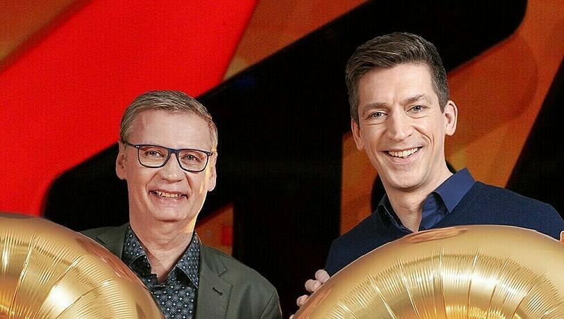 Günther Jauch (l.) und Steffen Hallaschka feiern zusammen dass "stern TV"-Jubiläum Günther Jauch (l.) und Steffen Hallaschka feiern zusammen dass "stern TV"-Jubiläum